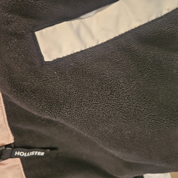 Pink and Black Windbreaker Jacket by Hollister - Picture 8 of 12